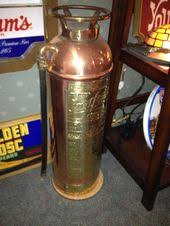 To dispose of an old fire extinguisher that cannot be refilled or that you do not wish to refill: Old Copper Fire Extinguisher 75 00 Fire Extinguisher Copper Fire Extinguisher Extinguisher