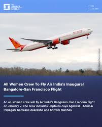 Zoya agarwal is an air india pilot in india. An All Women Crew Will Fly Air The Logical Indian Facebook