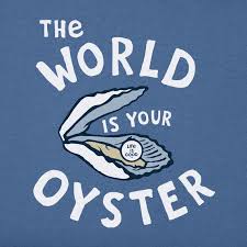 A stop in niagara falls shows gaby an exciting new side of america. Men S The World Is Your Oyster Crusher Tee Life Is Good Official Site