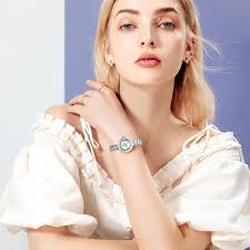 Buy NIBOSI Women's Watch Analog Quartz Diamond Dial Wrist Watch for Ladies  Luxury Silver Strap Dress Girl Jewelry Bracelet at Amazon.in