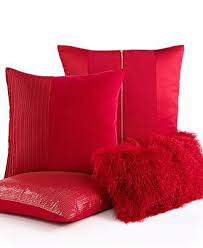 Sizzle In Red Inc Bedding Decorative Pillows Red Macys Buy Now Red Pillows Blue Pillows Decorative Living Room Decor Pillows