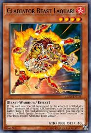 Am ende der battle phase, falls diese karte angegriffen hat oder angegriffen wurde: Gladiatorungeheuer Laquari Yu Gi Oh Lastdraw