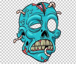 Drawing Cartoon Tattoo Zombie Png Art Artwork Bone Cartoon Drawing Cartoon Tattoos Zombie Drawings Brain Art Drawing