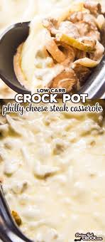 Crock pot philly cheesesteak sandwich. Are You Looking For A Delicious Low Carb Recipe To Satisfy Your P Delicious Low Carb Recipes Philly Cheese Steak Casserole Recipe Philly Cheese Steak Crock Pot