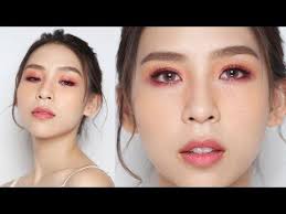Romantic Pink Makeup Look Tina Yong Youtube Day Makeup Looks Korean Makeup Tips Korean Makeup Look