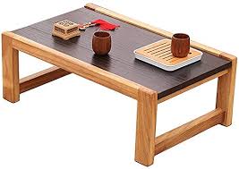 Customized size cheap coffee table set shop design restaurant furniture. Amazon Com Xing Hua Shop Tables Small Table Coffee Table Side Table Simple Solid Wood Tea Table Tatami Platform Low Table Creative Balcony Bay Window Table Japanese Bed Table Coffee Tables Size