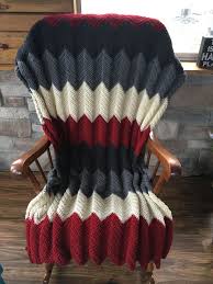 Black And White Chevron Crochet Blanket Handmade Crochet Afghan Throw Chevron Red Gray Black White Free Shipping Afghan Crochet Patterns Crochet Afghan Crochet Blanket