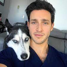 A Little After Hospital Wind Down With The Pup Roxy Husky Love This Little Fur Ball Husky Puppy Dr Mike Varshavski Dr Mike Mike Varshavski