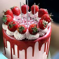 What is strawberry shortcake dessert? Strawberries And Cream Cake In 2021 Strawberry Birthday Cake Cake Strawberry Cakes