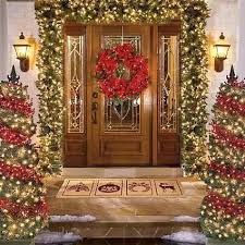 Garland Christmas Lights Front Door Christmas Decorations Christmas Door Decorations Christmas Lights