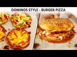 Burger Pizza Dominos Style Recipe Cookingshooking Youtube Burger Recipes Apple Crisp Recipe Healthy