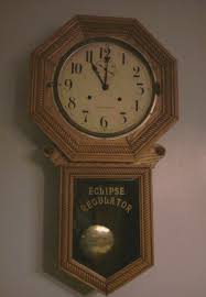 Curved, convex glass crystal stops glare across the large dial. 85 Schoolhouse Clocks Ideas Antique Wall Clock Clock Wall Clock