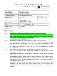 Rpp matematika smp kelas ix semester ganjil sekolah adiwiyata rencana pelaksanaan pembelajaran ( r p p) nama sekolah : Contoh Rpp Adiwiyata Smk Masnurul