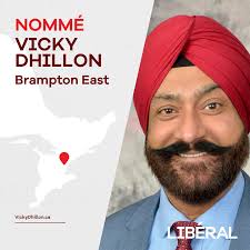 We are thrilled to announce Vicky Dhillon as our candidate for Brampton  East! // Nous sommes ravis d'annoncer Vicky Dhillon comme notre candidat  pour Brampton East !