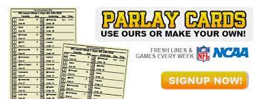 Each has distinct capabilities according to a number of classification. Printable Custom Parlay Cards Parlay Cards Now