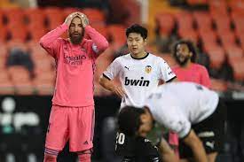 The football match between real madrid and valencia has ended 2 0. Player Ratings Valencia 4 Real Madrid 1 2020 21 La Liga Managing Madrid