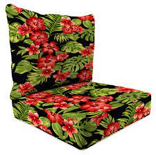 2 Pc Deep Seat Chair Cushion Walmart Com Deep Seat Cushions Deep Seating Chair Cushions