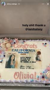 When i came up with drivers license, i was going through a heartbreak that was so confusing to me, so multifaceted…putting all those feelings into a song made everything seem so much simpler and clearer—and at the end of the day, i think that's really the whole purpose of songwriting. Halsey Surprises Olivia Rodrigo With Delicious Drivers License Cake Iheartradio