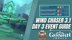Wind Chaser Day 3 Domain 3 Speedrun Guide | Realm Of The Southeasterly  Winds | Genshin Impact - YouTube