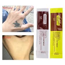 100pcs Tattoo Aftercare Cream Lotion Anti Scar Vitamin Ointment Makeup Supply Tattoo Accesories Aliexpress