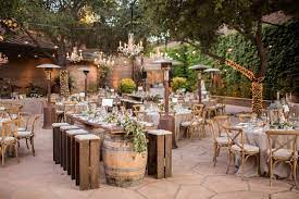 Stylish Rustic Outdoor Reception At Firestone Vineyard Rustic Backyard Rustic Country Wedding Rustic Country