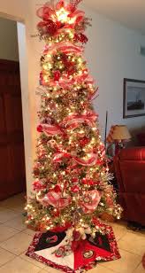 Buckeye Christmas Tree If I Ever Do The Buckeye Man Cave Ohio State Rooms Ohio State Decor Ohio State Crafts