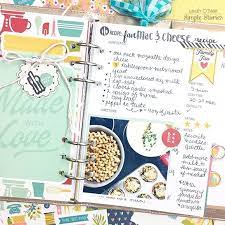 Tutorial 1 domestic goddes recipe book mini album. My Recipe Planner Recipe Book Design Recipe Book Diy Scrapbook Recipe Book