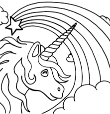 It is the best activity for kids. Unicorn Coloring Pages For Kids Girls