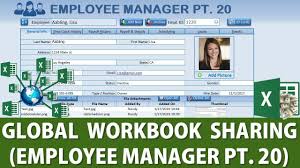 How To Share Sync Your Macro Enabled Excel Workbook Worldwide Employe Workbook Excel Excel Macros
