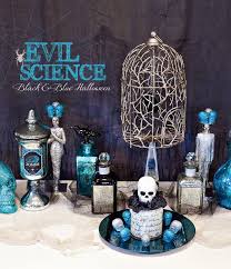 Evil Science Black Blue Halloween Ideas Hostess With The Halloween Science Halloween Coloring Halloween Countdown