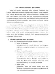 Definisi pembangunan sumber manusia pdf. Teori Pembangunan Sumber Daya Manusia Jadi