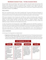Biret brookfield india real estate t. Free 13 Real Estate Investment Trust Examples In Pdf Doc Examples