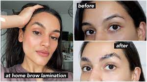 Brush the the inside thicker area upwards. At Home Diy Brow Lamination I Think This Worked Youtube