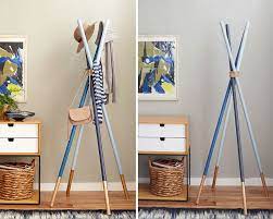 We used wood we had on hand and added the hooks, all for under $25. 15 Diy Coat Rack Ideas That Are Easy And Fun