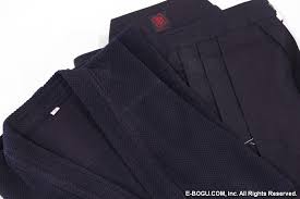 Dark Navy Shoaizome 5000 Hakama Single Layer Kendogi Set