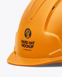 Download Matte Hard Hat Mockup In Apparel Mockups On Yellow Images Object Mockups