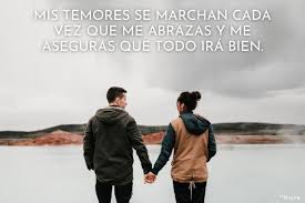 Hasta que me olvides voy a intentarlo no habrá quien desnude mi boca como tu sonrisa y voy a rodar como lágrima entre la llovizna hasta que me y voy a bordar tus sueño en la almohada llenar poco a poco el silencio con tu abecedario y cuando me calle por dentro, tenerte a mi lado hasta que me. 80 Frases De Amor Para Mi Novio O Novia Super Bonitas