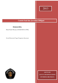 Check spelling or type a new query. Contoh Soal Dan Jawaban Obligasi Studocu