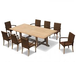 Same day delivery · order pickup · save with target circle™ Hilgrove 8 Seater Rectangular Table 2 6m St Tropez Stacking Chairs
