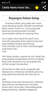 Koleksi cerita hantu dalam artikel ini boleh membuat darah anda berderau dan jantung anda berdegup kencang. Updated 1 Cerita Hantu Horor Misteri Kisah Seram Nyata Alternative Apps 2020