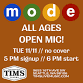 Mode Music November All Ages Open Mic! event image