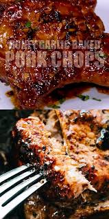 Easy Honey Garlic Baked Pork Chops Honey Garlic Baked Pork Chops Incredibly Tender And Super Juicy Pork Ch Pork Chop Recipes Baked Pork Recipes Beef Recipes