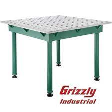 47 X 47 Welding Table At Grizzly Com Welding Table Welding Shielded Metal Arc Welding