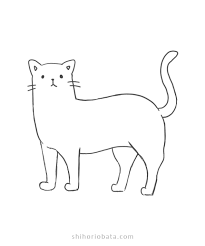 I took a page out of one of my old sketchpads and am planning on making them draw it upside down. How To Draw A Cat Easy Step By Step Tutorial