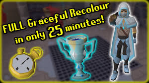Graceful Nerfed? Easier To Obtain? How To Get Graceful Outfit In 36Hrs! -  Youtube