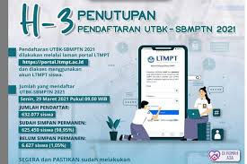 Tentunya kamu sudah memiliki persiapan yang matang untuk menghadapi membahas lebih jauh tentang utbk sbmptn 2021, kuota calon mahasiswa yang diterima di ptn lewat jalur ini minimal sebanyak 40 persen. H 3 Penutupan Utbk Sbmptn 2021 6 627 Siswa Belum Simpan Permanen Halaman All Kompas Com