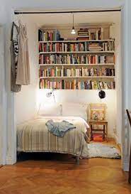 Top 12 Minimalist Bookshelf Design Ideas For Your Bedroom Interior Cozy Small Bedrooms Bedroom Nook Home Bedroom