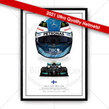 Bottas is enduring arguably his worst formula 1 season since he joined the world champions in 2017, his form taking. Valtteri Bottas 2021 Season Helmet Mercedes Formula 1 Wall Art Poster Print The Gpbox