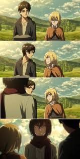 The story follows eren yeager, who vows to exterminate. Eren Historia Vs Mikasa Attack On Titan Season 3 Attack On Titan Anime Attack On Titan Season Attack On Titan Fanart