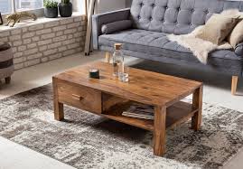Alle hersteller 101 copenhagen affari anne black bloomingville brita of sweden bungalow cooee. Couchtisch Massivholz Sheesham Design Wohnzimmer Tisch 110 X 60 Cm Schublade Und Fach Landhausstil Holztisch Newfurn